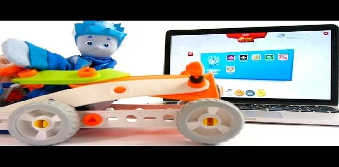 Смотреть Обзоры детских игр и приложений - Фиксики - Паззлы для Детей - Соберем машинку! бесплатно