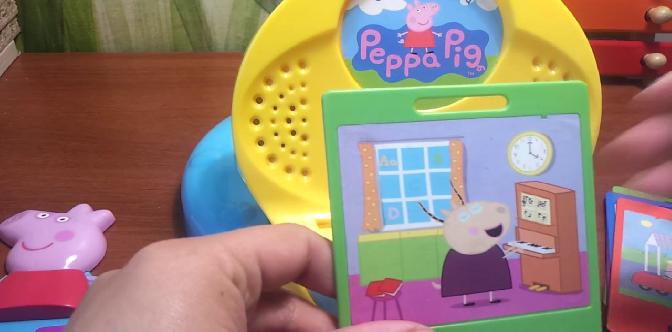 Смотреть Видео обзоры игрушек - Игра Свинка Пеппа с картриджами бесплатно