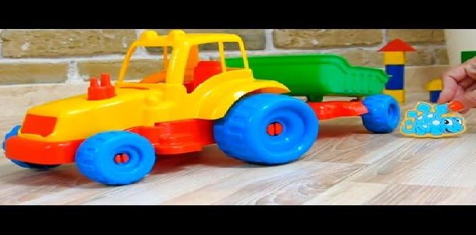 Смотреть Мультфильм про динозавров. Игрушки для детей. Машинки и Динозавры бесплатно