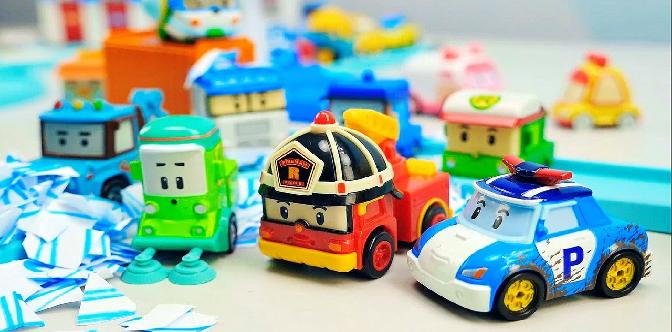 Смотреть Поли Робокар #Машинки   команда спасателей - Почему обиделась Машинка Клини. Robocar Poli for Kids бесплатно