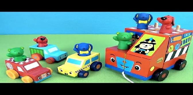 Смотреть Развивающие машинки Патрик и его друзья. Мультики с игрушками для детей бесплатно