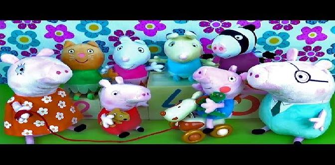 Смотреть Свинка Пеппа учит Джорджа считать - Peppa Pig. Учим цифры бесплатно